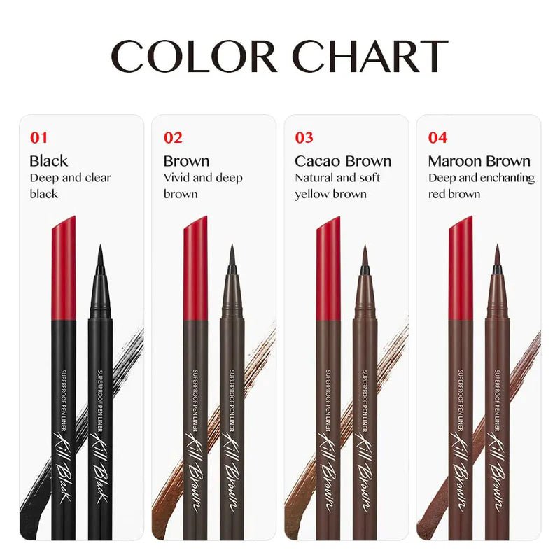CLIO Superproof Pen Liner (2 Colors) by Clio – Eyeliner