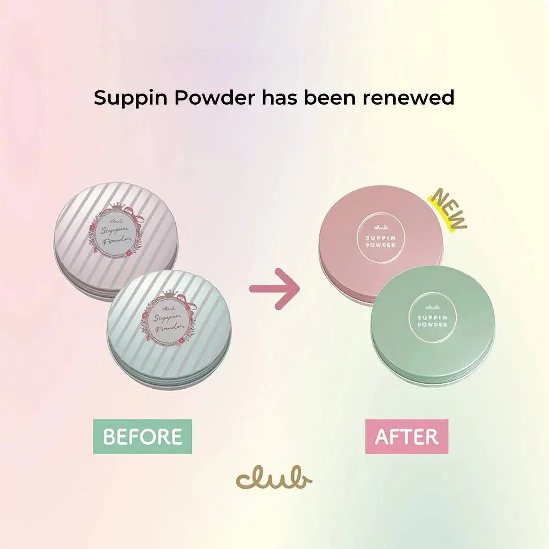 CLUB Suppin Powder C White Floral Bouquet 26g by Club Cosmetic – Setting Powder & Spray
