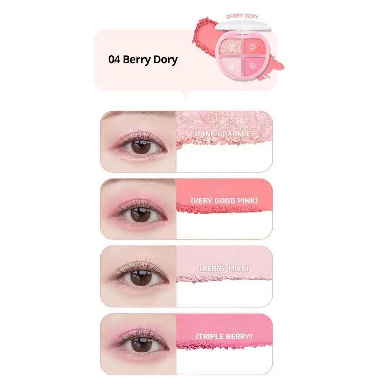 Colorgram Tintin Dory Eyeshadow Palette (3 Styles) by Colorgram – Eye Shadow