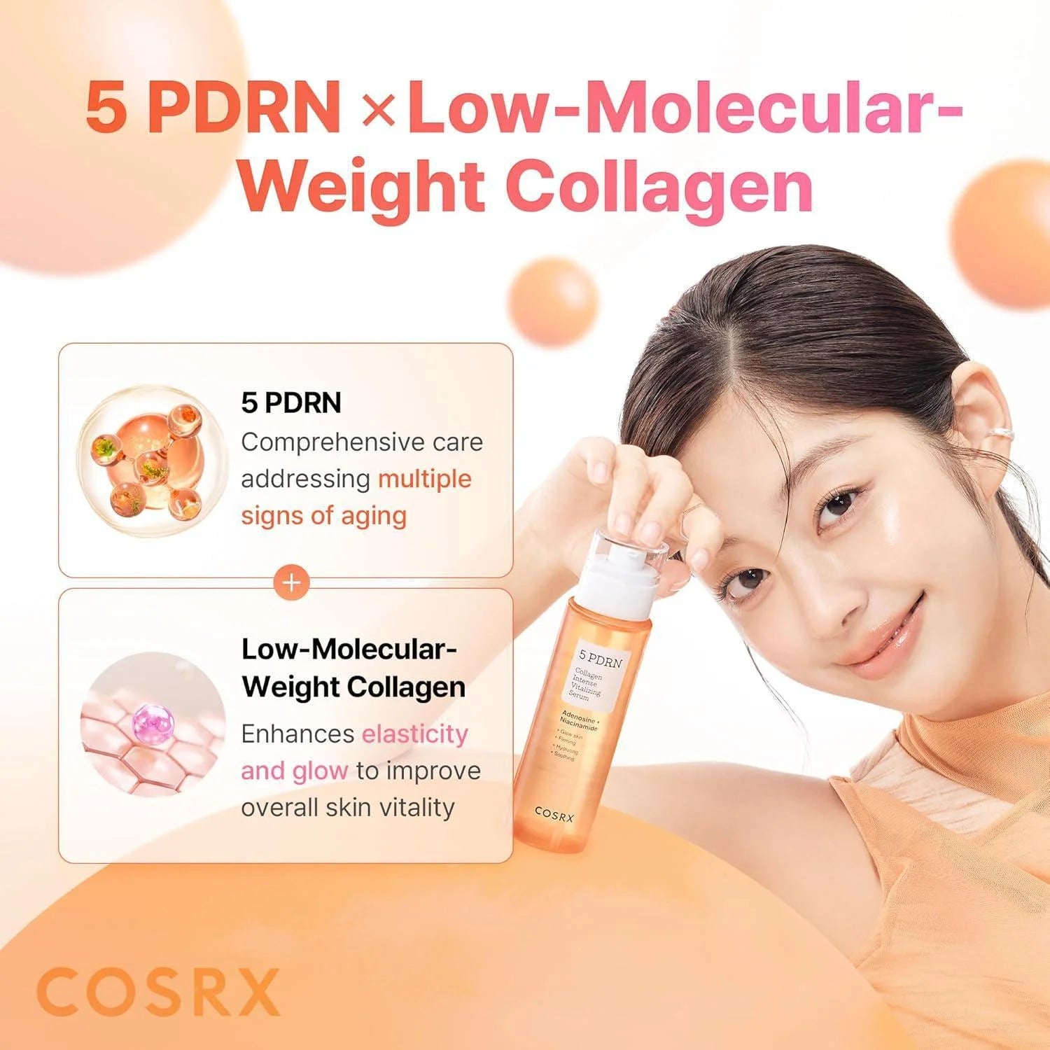 COSRX 5 PDRN Collagen Intense Vitalizing Serum 100ml by COSRX – Serum & Ampoule