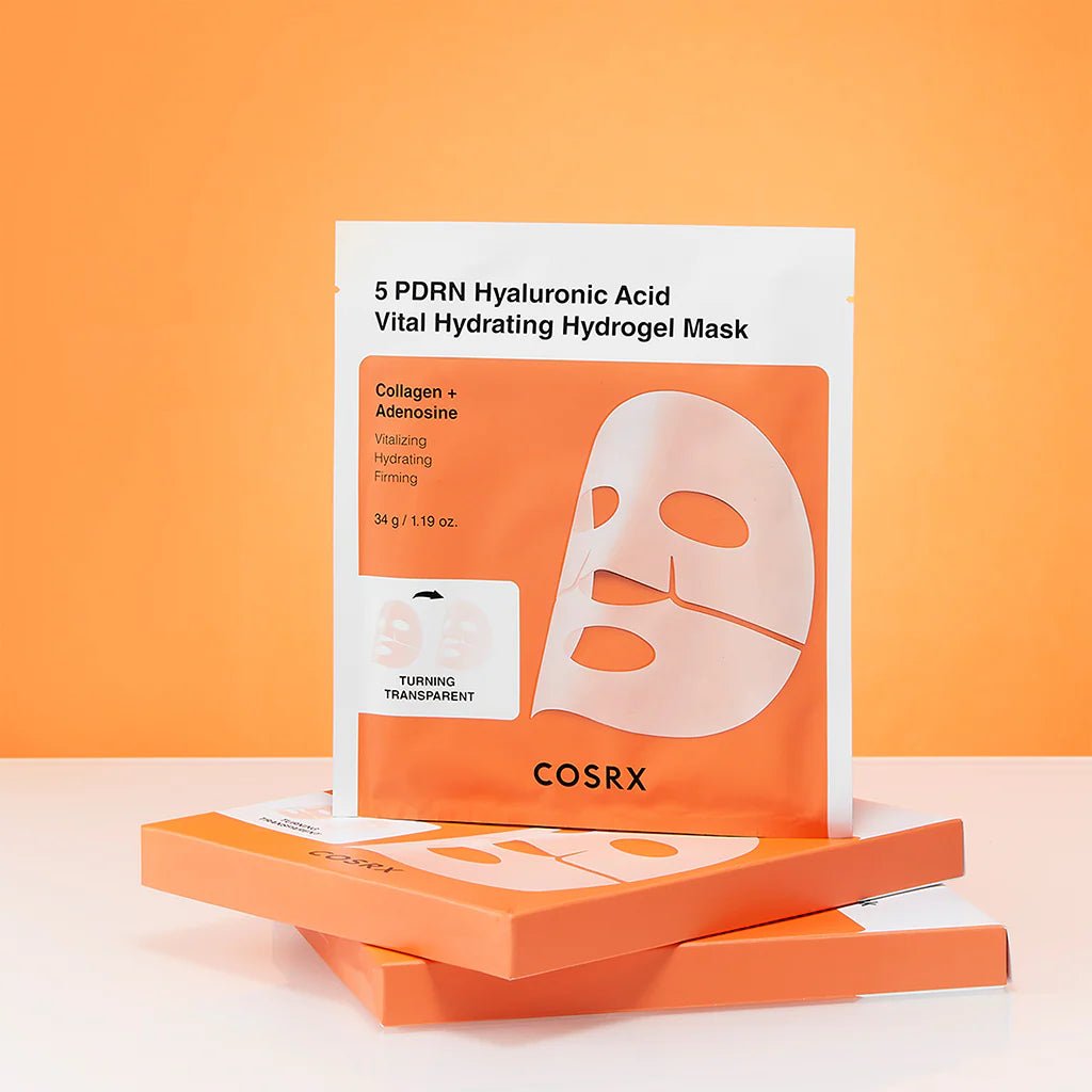 COSRX 5 PDRN Hyaluronic Acid Vital Hydrating Hydrogel Mask 3pcs by COSRX – Sheet Mask