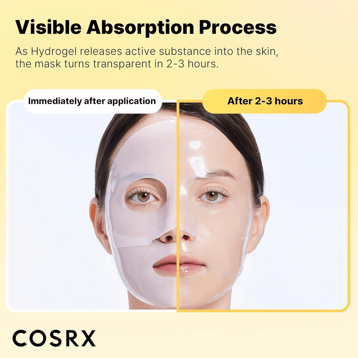 COSRX Advanced Snail Mucin Glass Glow Hydrogel Mask 3ea by COSRX – Sheet Mask