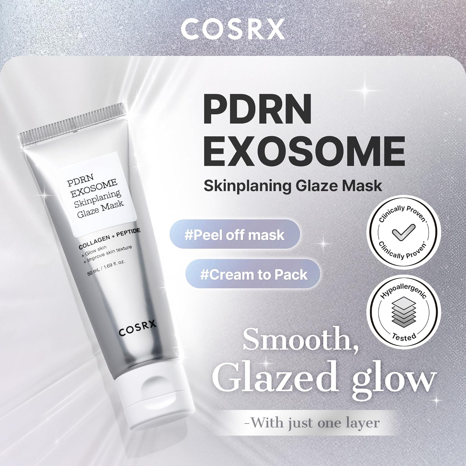 COSRX PDRN Exosome Skinplaning Glaze Mask 50ml by COSRX – Wrapping Mask