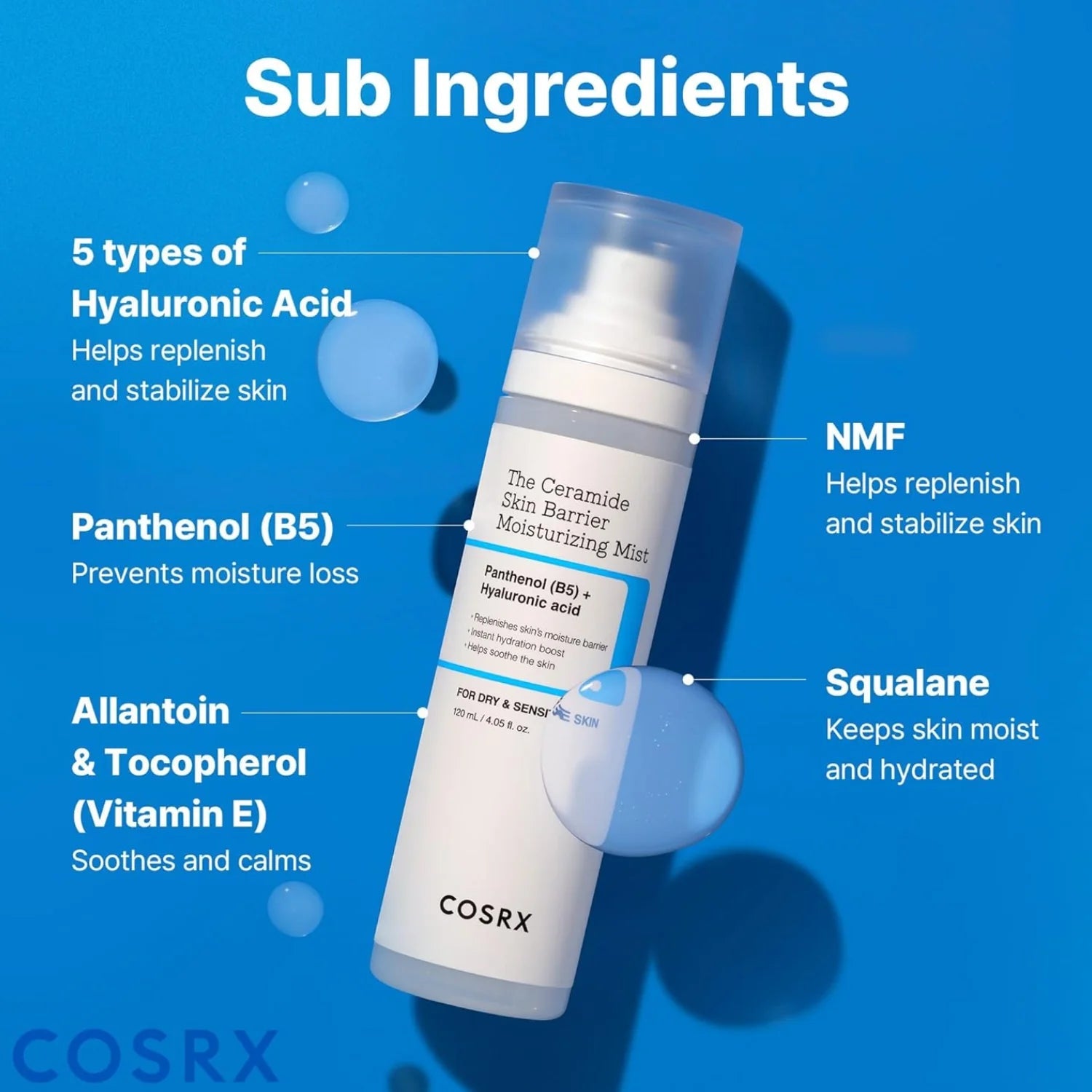 COSRX The Ceramide Skin Barrier Moisturizing Mist 120ml by COSRX – Facial Spray