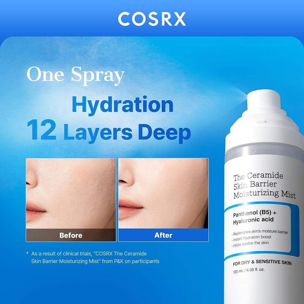 COSRX The Ceramide Skin Barrier Moisturizing Mist 120ml by COSRX – Facial Spray