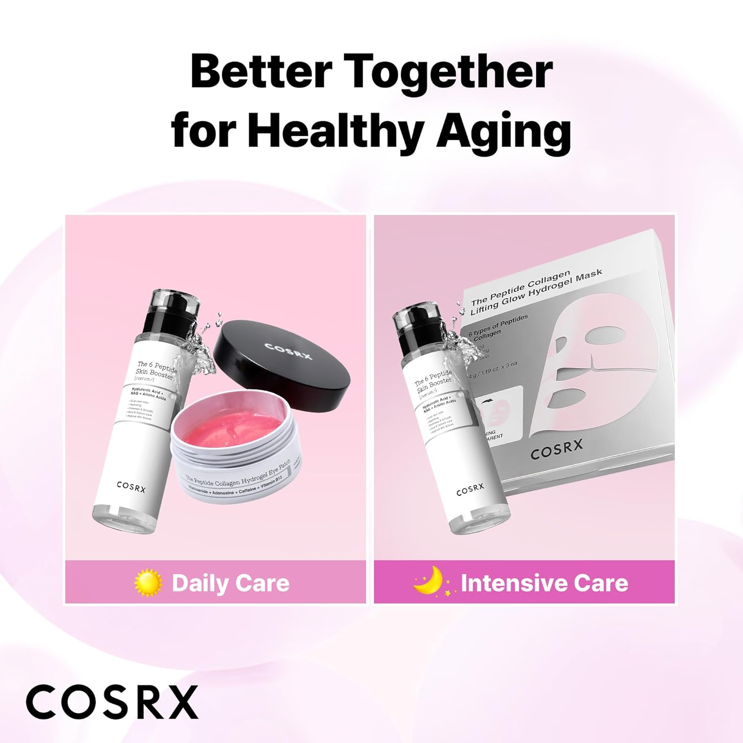 COSRX The Peptide Collagen Lifting Glow Hydrogel Mask 3pcs by COSRX – Sheet Mask