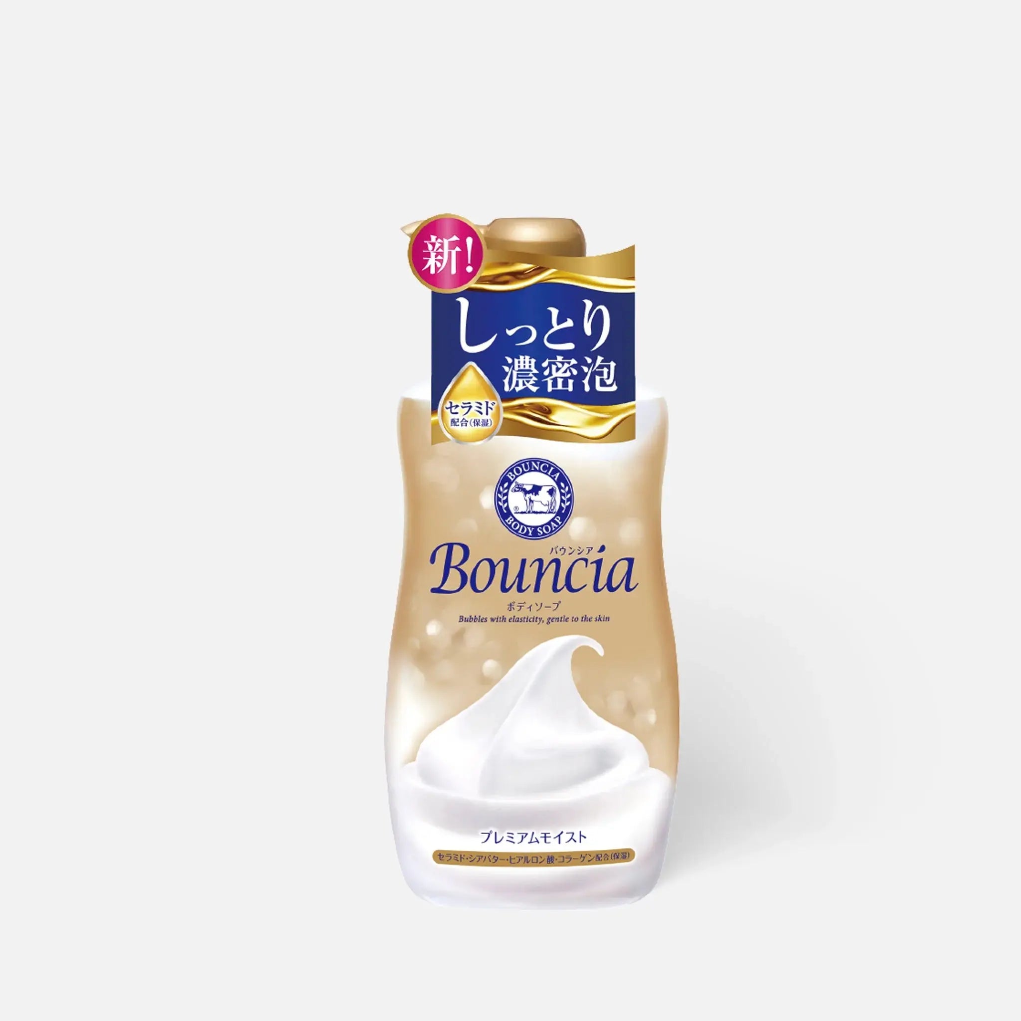 Cow Brand Bouncia Premium Moist Body Soap 460ml by Cow Brand – Body Wash