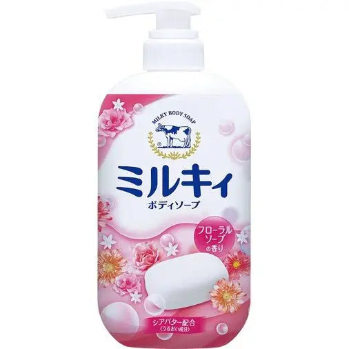 Cow Brand Bouncia Shea Butter Milky Body Soap 550ml (3 Scents) by Cow Brand – Body Wash