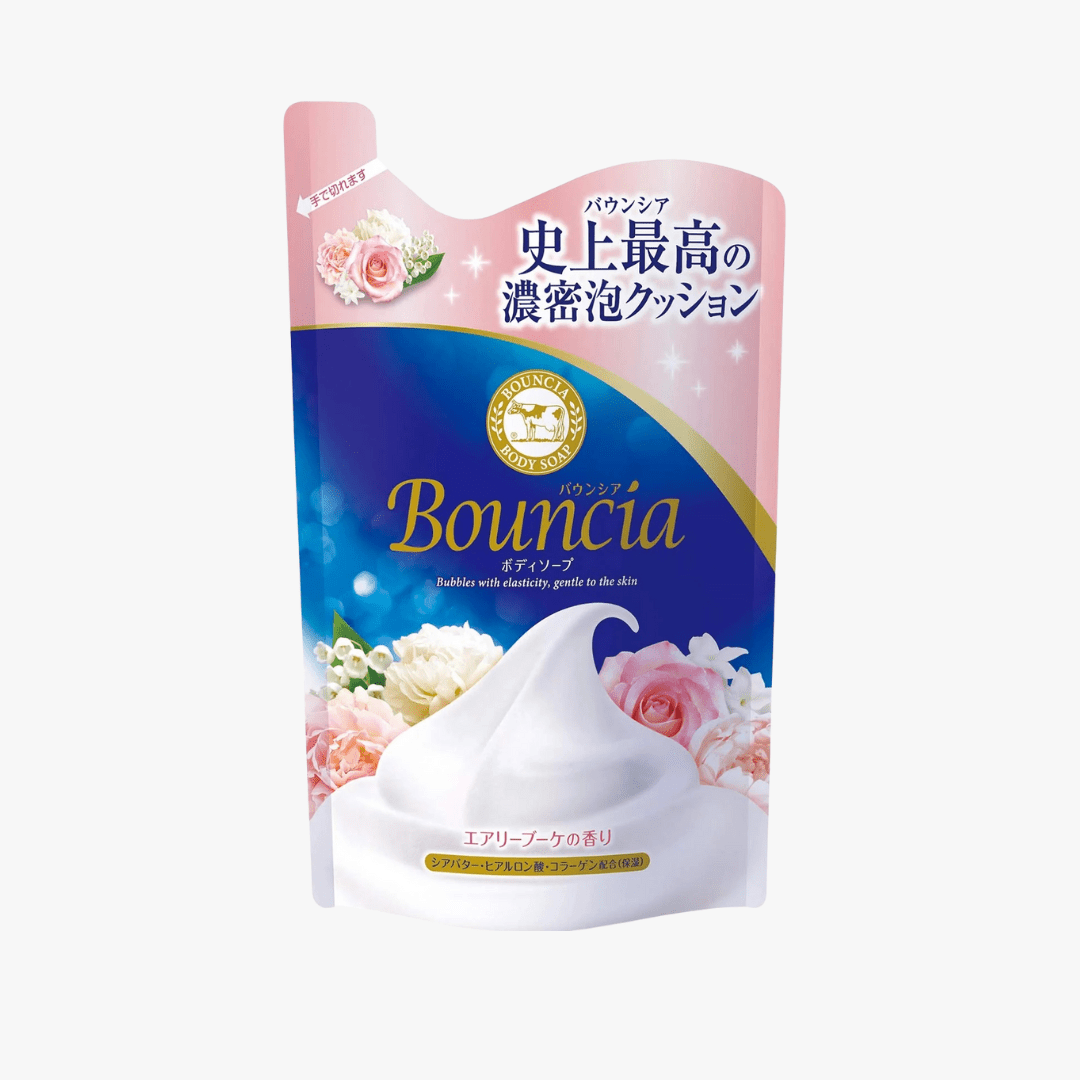 Cow Brand Japan Bouncia Body Soap Airy Bouquet Refill 360ml by Cow Brand – Body Wash