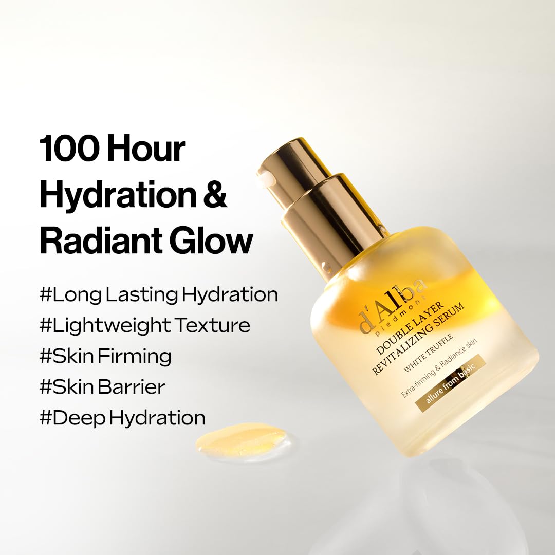 dAlba White Truffle Double Layer Revitalizing Serum 30ml by d'Alba – Serum & Ampoule