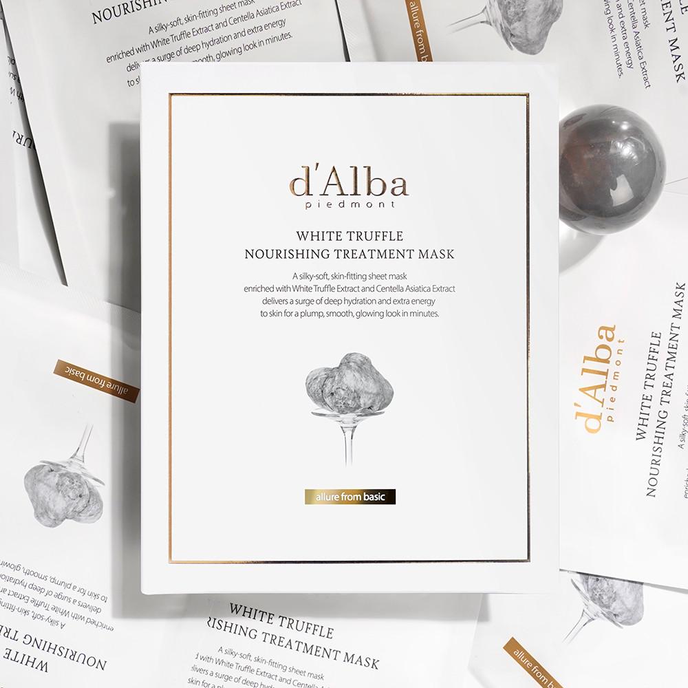 Dalba White Truffle Nourishing Treatment Mask 5pcs by d'Alba – Sheet Mask