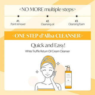 d'Alba White Truffle Return Oil Cream Cleanser 150ml by d'Alba – Makeup Remover photo