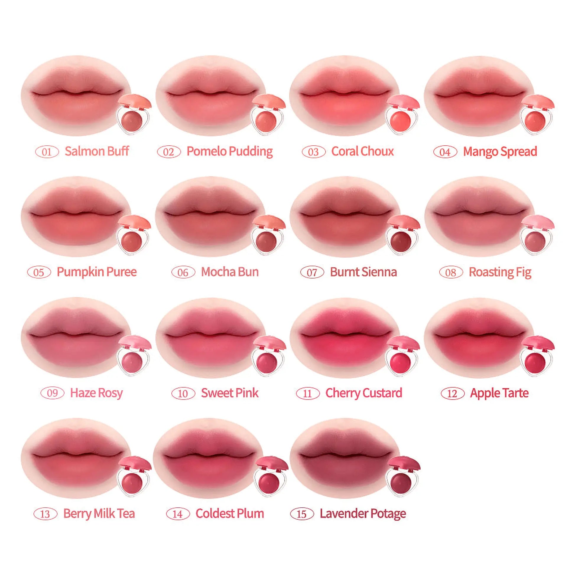 Dasique Souffle Color Pot (8 Colors) by Dasique – Lip & Cheek Balm