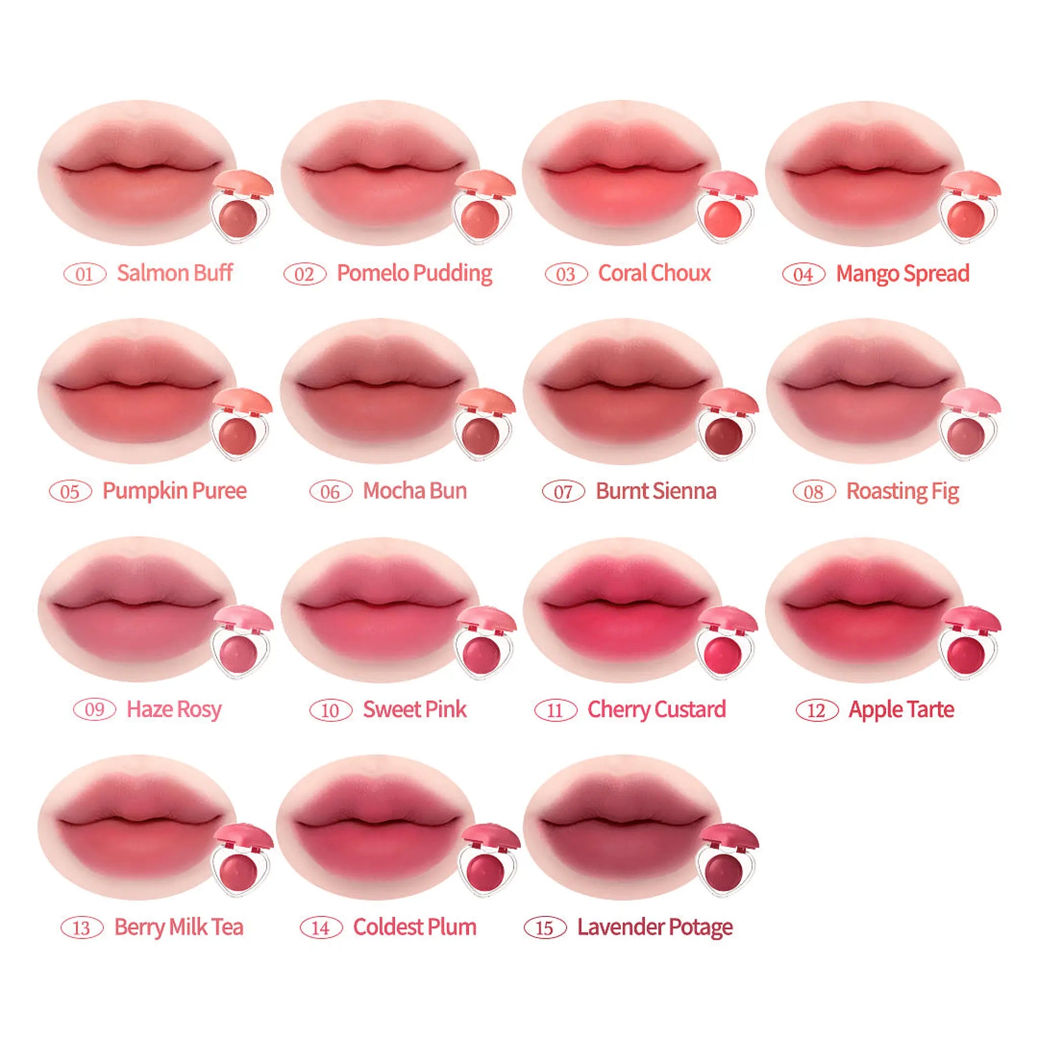 Dasique Souffle Color Pot (8 Colors) by Dasique – Lip & Cheek Balm