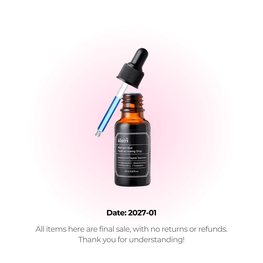 Dear Klairs Midnight Blue Youth Activating Drop 20ml (Clearance) by Klairs – Serum & Ampoule