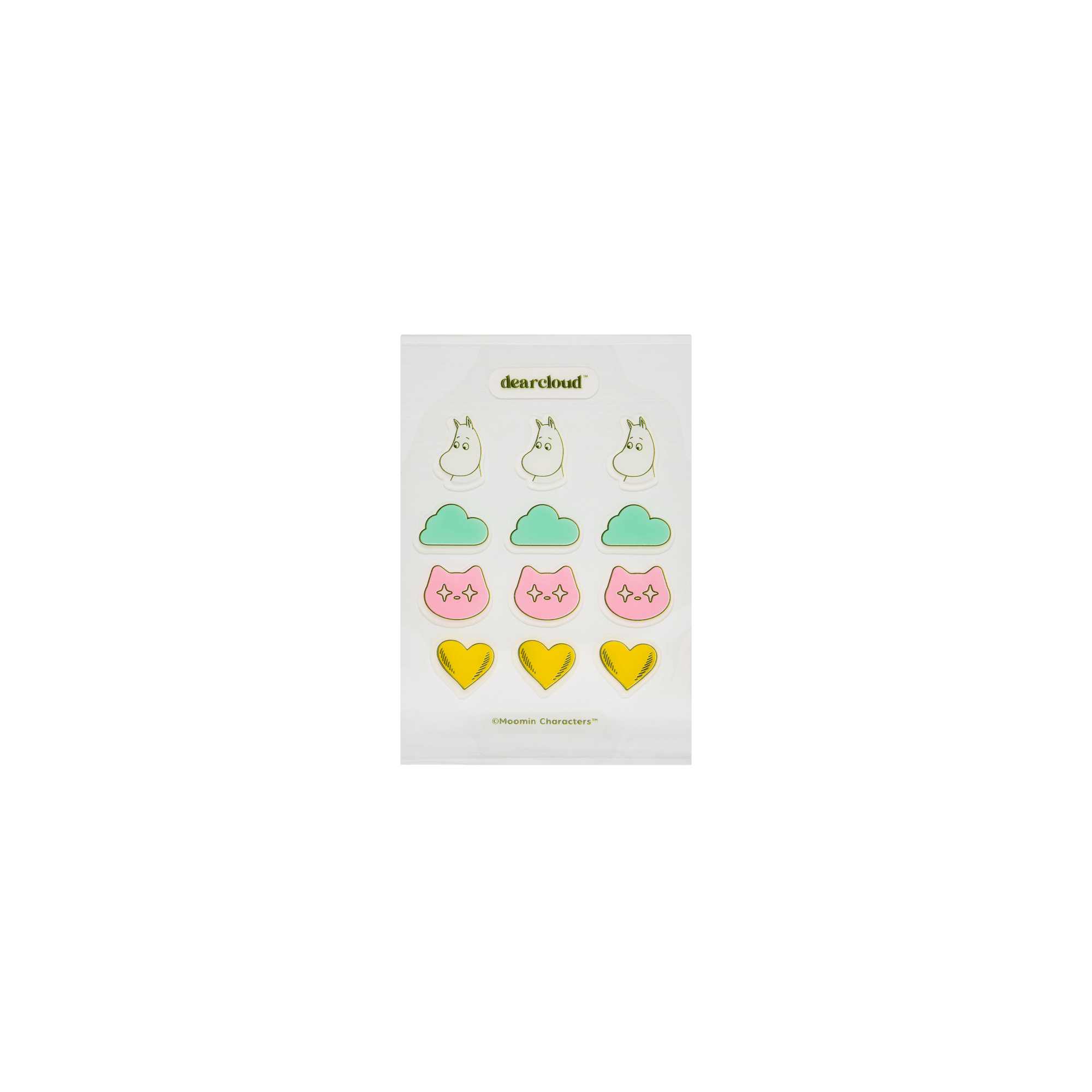 dearcloud Moomin Hydrocolloid Patches Farewell, Zits 12pcs by dearcloud – Pimple Patch