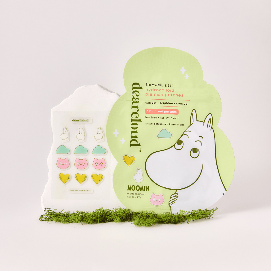 dearcloud Moomin Hydrocolloid Patches Farewell, Zits 12pcs by dearcloud – Pimple Patch