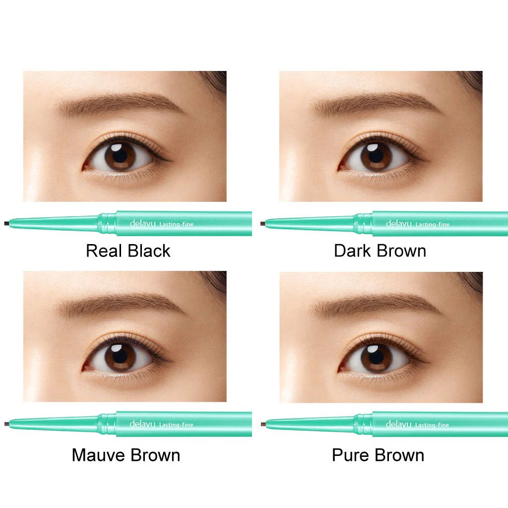 Dejavu Lasting - Fine E Cream Pencil - Real Black / Dark Brown (1pc) by Dejavu – Eyeliner