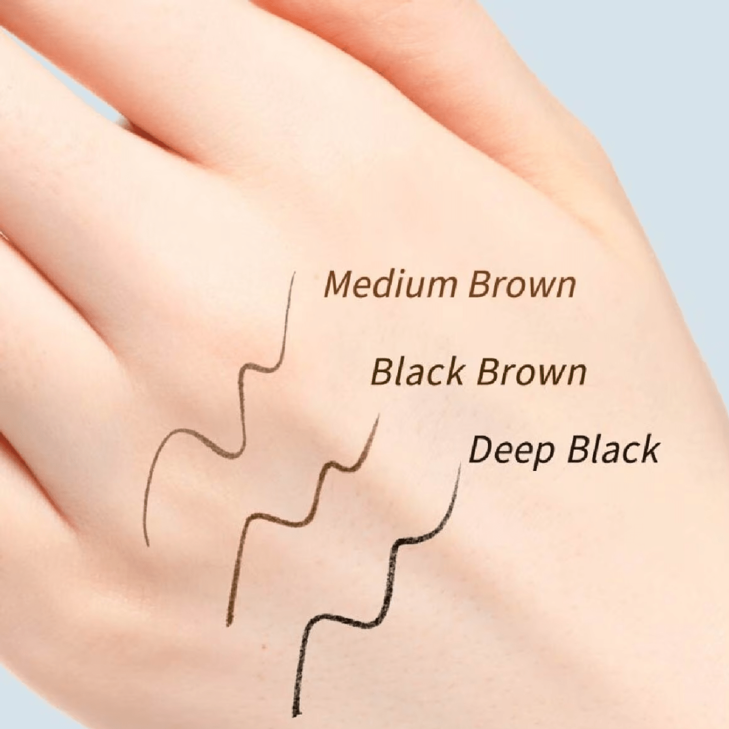 Dejavu Lasting - Fine E Short Brush Liquid Eyeliner - Deep Black / Medium Brown (1pc) by Dejavu – Eyeliner