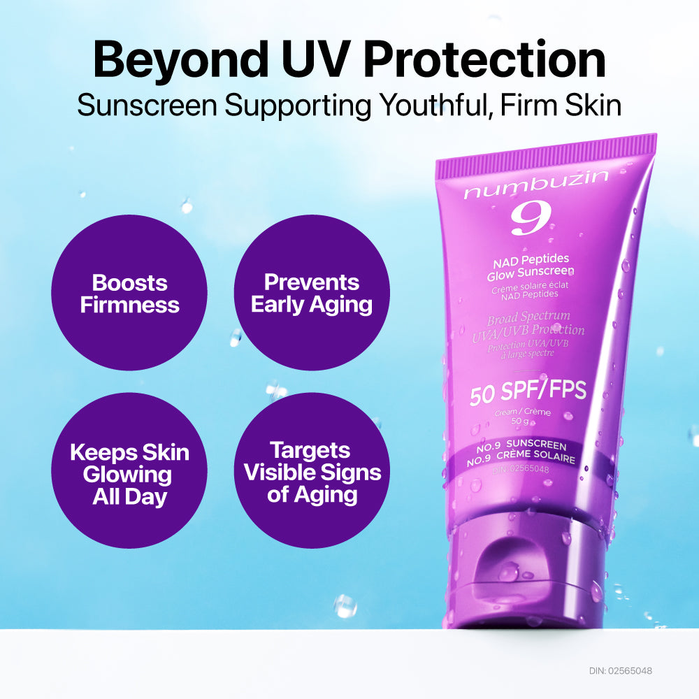 numbuzin 9 Nad Peptides Glow Sunscreen 50ml