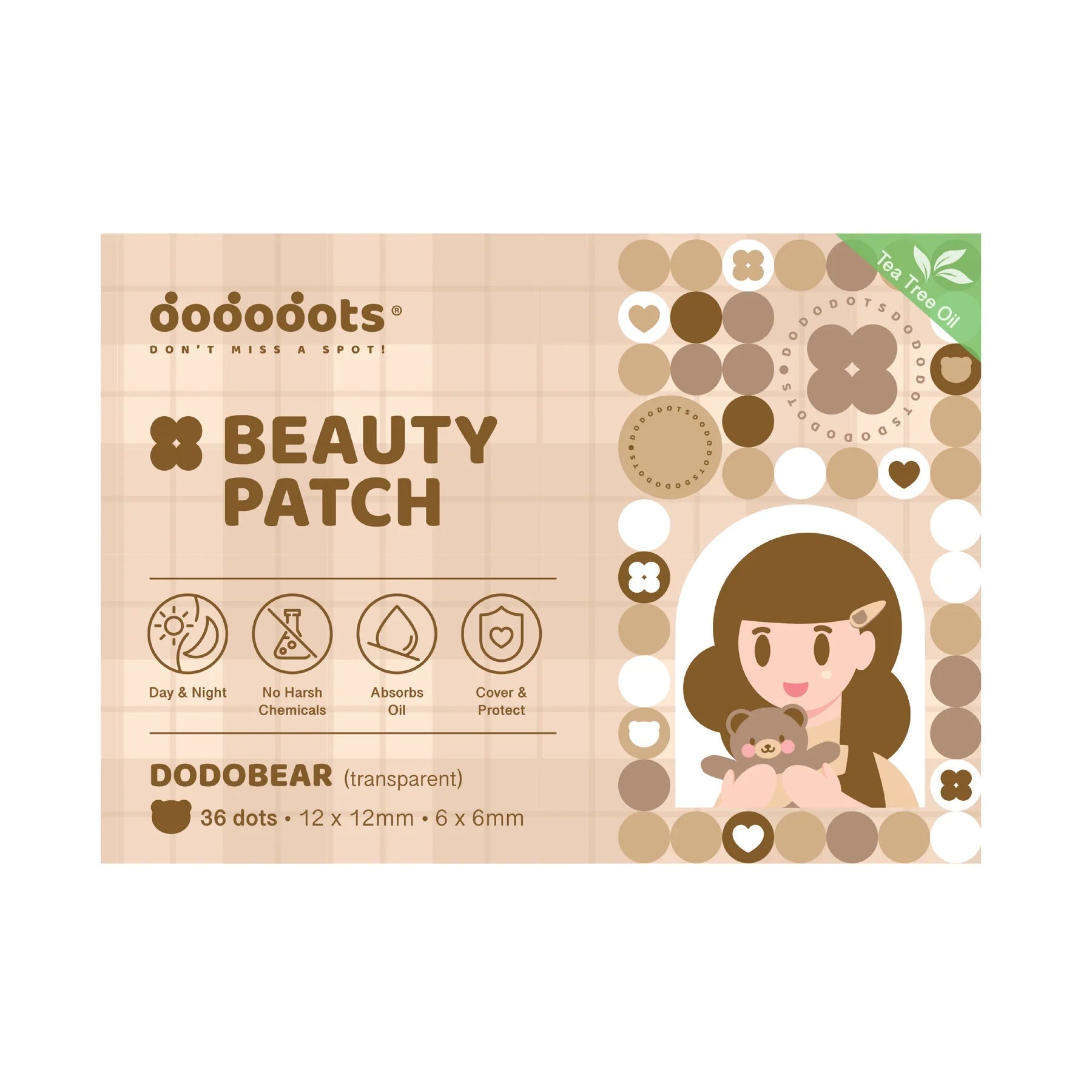 DODODOTS Beauty Patch Dodobear 36p by DODODOTS – Pimple Patch