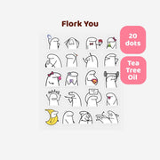 Dododots Flork You by DODODOTS – Pimple Patch