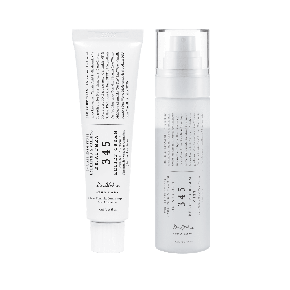 Dr. Althea 345 Relief Cream 50ml + Mist 100ml by Dr. Althea – Bundle