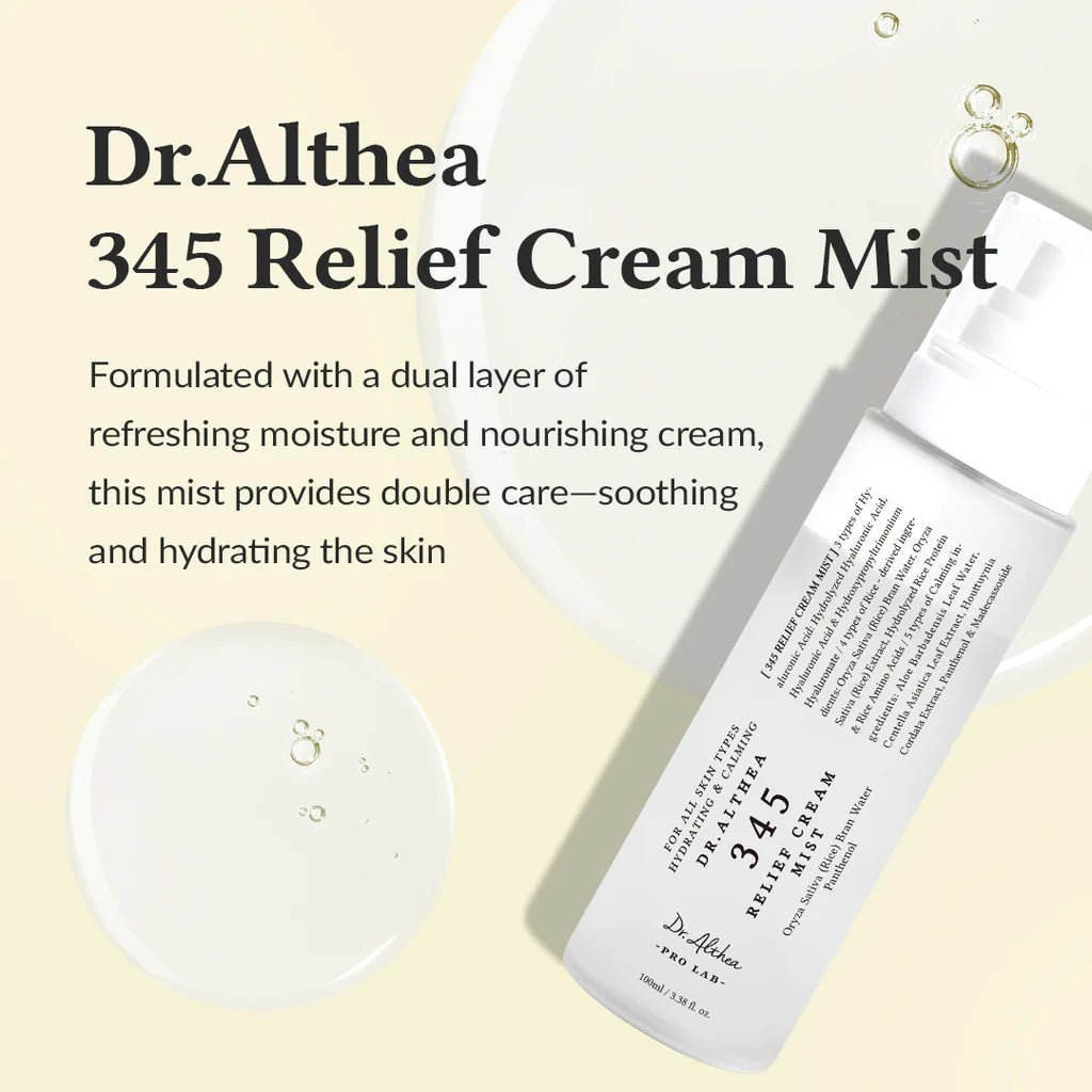 Dr. Althea 345 Relief Cream Mist (2 Sizes) by Dr. Althea – Facial Spray