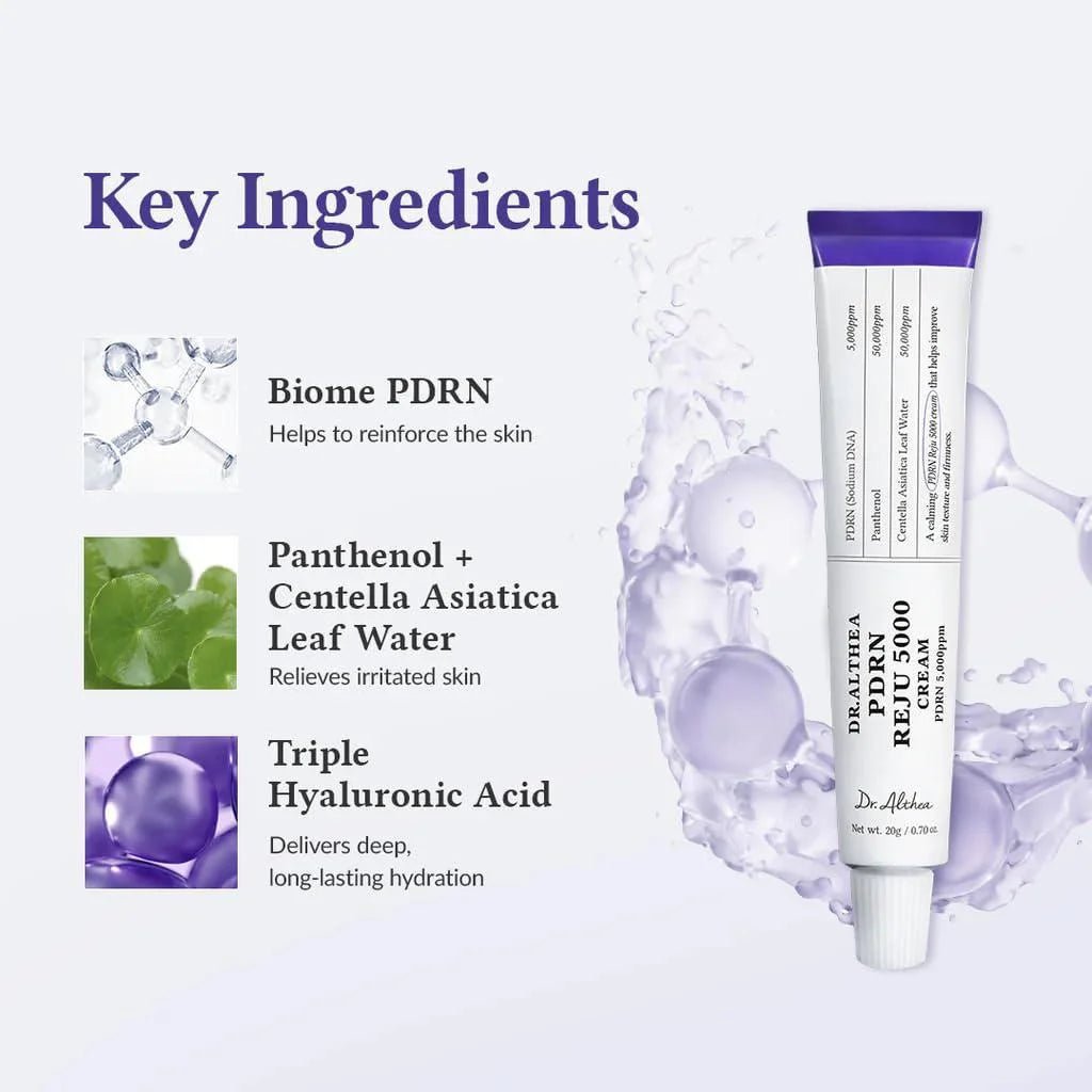 Dr. Althea PDRN Reju 5000 Cream 20g by Dr. Althea – Lotion & Cream