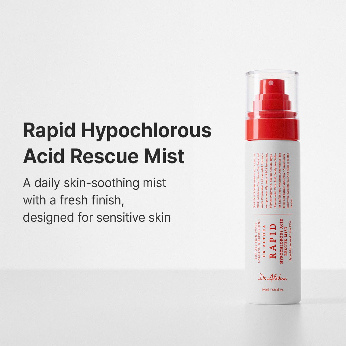 Dr. Althea Rapid Hypochlorous Acid Rescue Mist by Dr. Althea – Toner & Essence