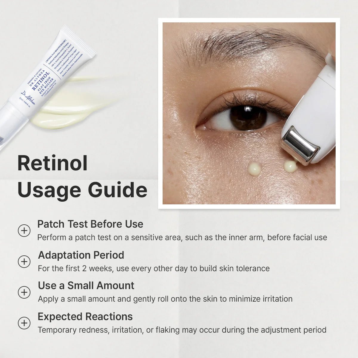 Dr. Althea Retinol Flat Iron Eye Roller 25ml by Dr. Althea – Eye Cream & Serum