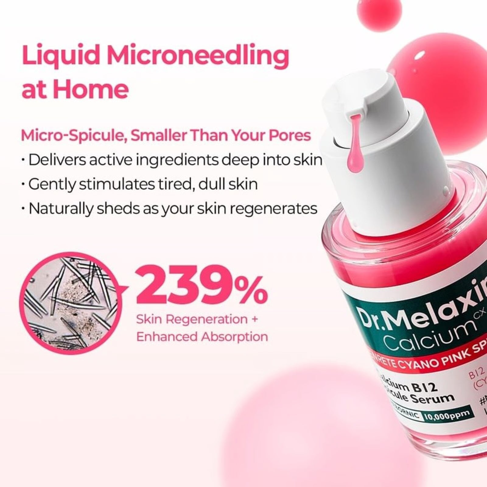 Dr. Melaxin Cemenrete Cyano Pink Spicule Serum 30ml