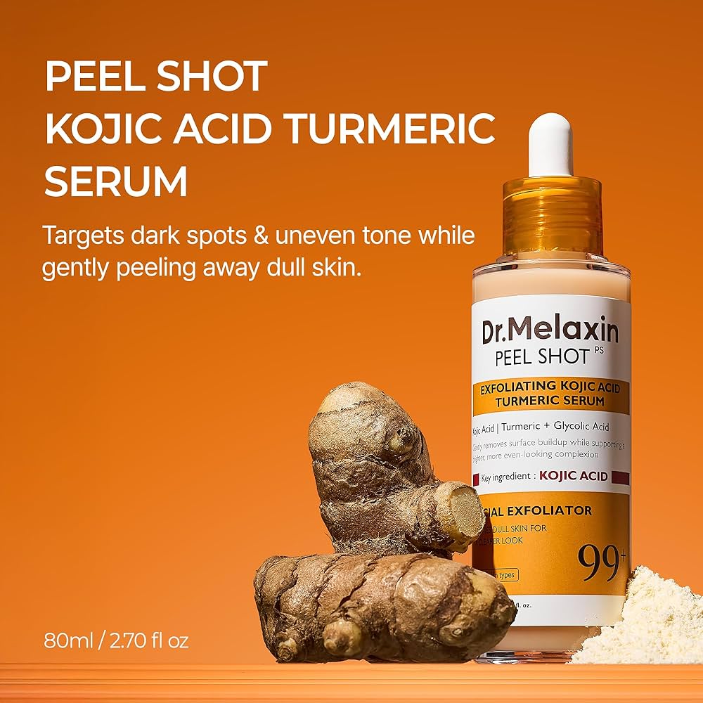 Dr. Melaxin Peel Shot Exfoliating Kojic Acid Turmeric Serum 80ml by Dr.Melaxin – Serum & Ampoule