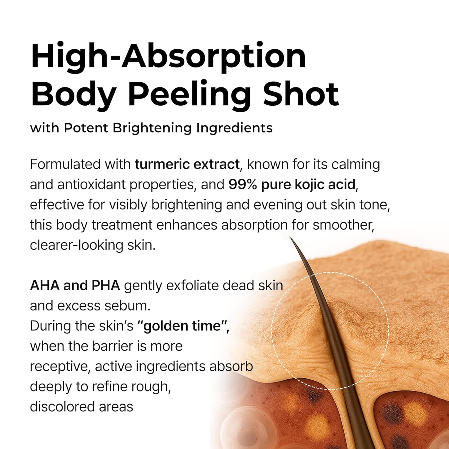 Dr. Melaxin Peel Shot Exfoliating Kojic Acid Turmeric Spray 200ml by Dr.Melaxin – Body Exfoliant
