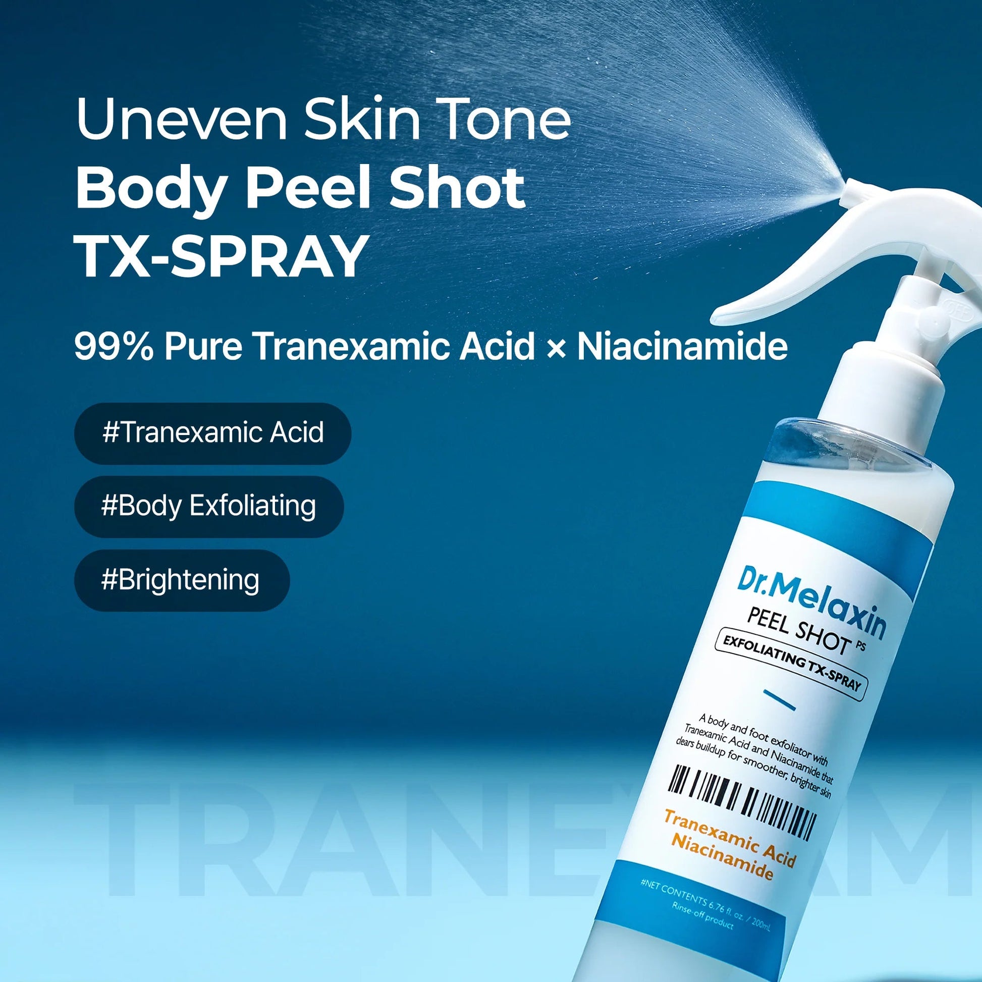 Dr. Melaxin Peel Shot Exfoliating TX - Spray 200ml by Dr.Melaxin – Body Exfoliant