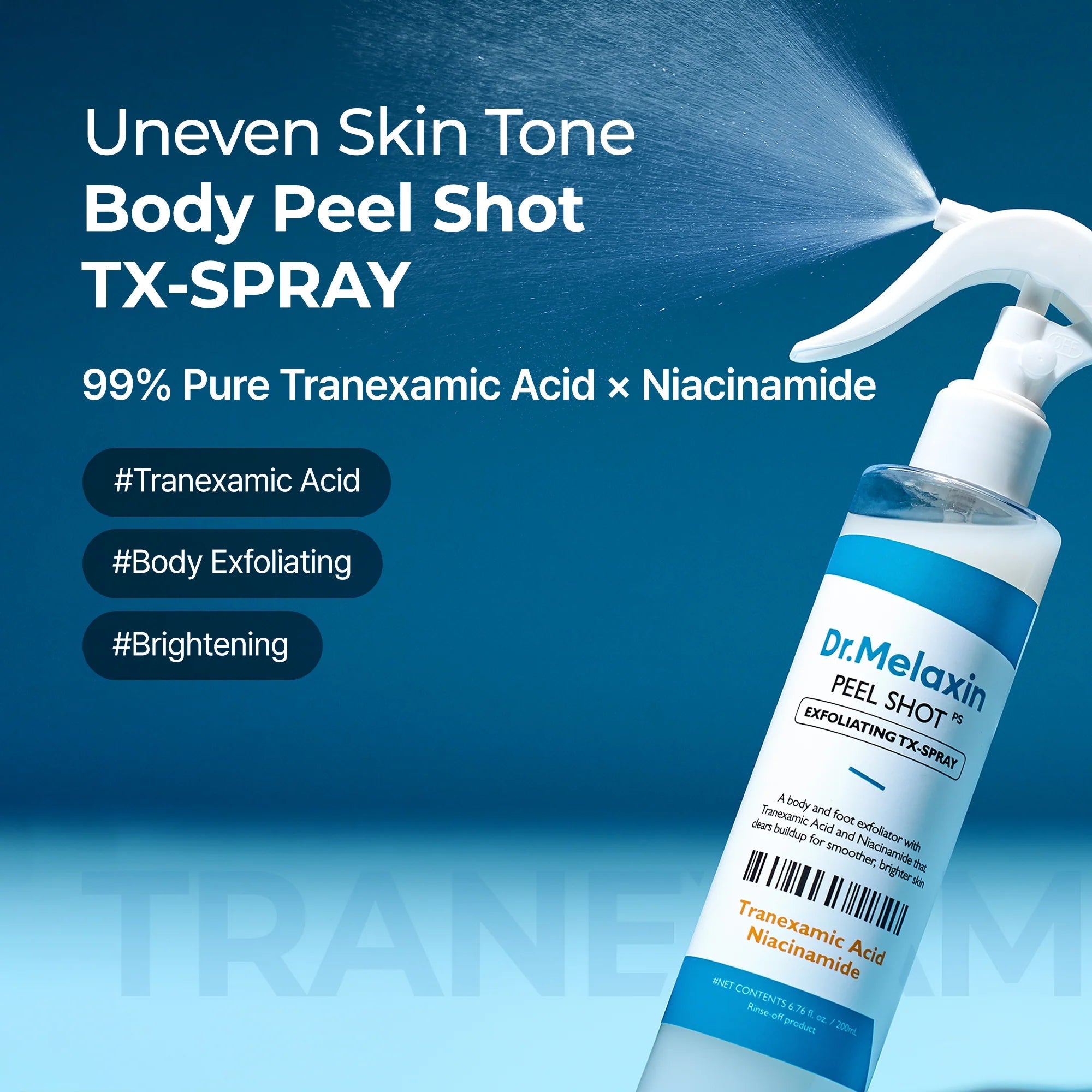 Dr. Melaxin Peel Shot Exfoliating TX - Spray 200ml by Dr.Melaxin – Body Exfoliant