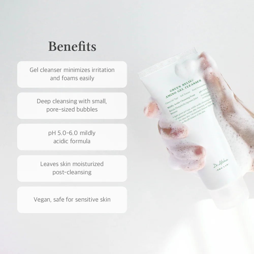 Dr.Althea Green Relief Amino Gel Cleanser 100ml by Dr. Althea – Facial Cleanser