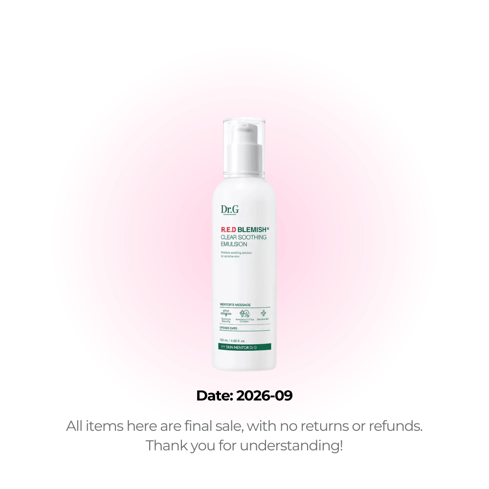 Dr.G R.E.D Clear Smoothing Emulsion 120ml (Clearance) by Dr.G – Lotion & Cream