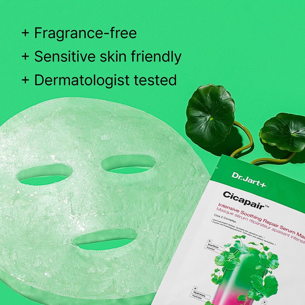 Dr.Jart Cicapair™ Sensitive Skin Serum Face Mask for Redness 5 Pack by Dr.Jart+ – Sheet Mask