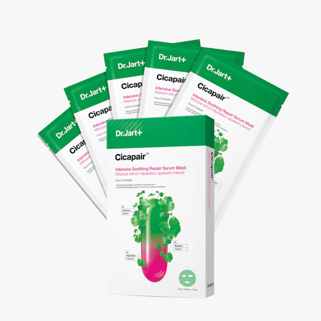 Dr.Jart Cicapair™ Sensitive Skin Serum Face Mask for Redness 5 Pack by Dr.Jart+ – Sheet Mask