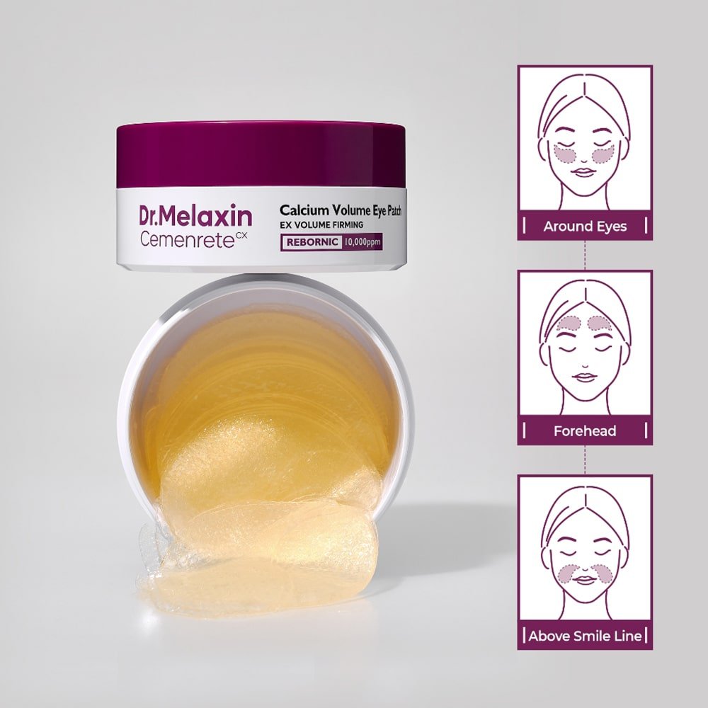 Dr.Melaxin Cemenrete Calcium Volume Eye Patch 60ea by Dr.Melaxin – Eye Masks