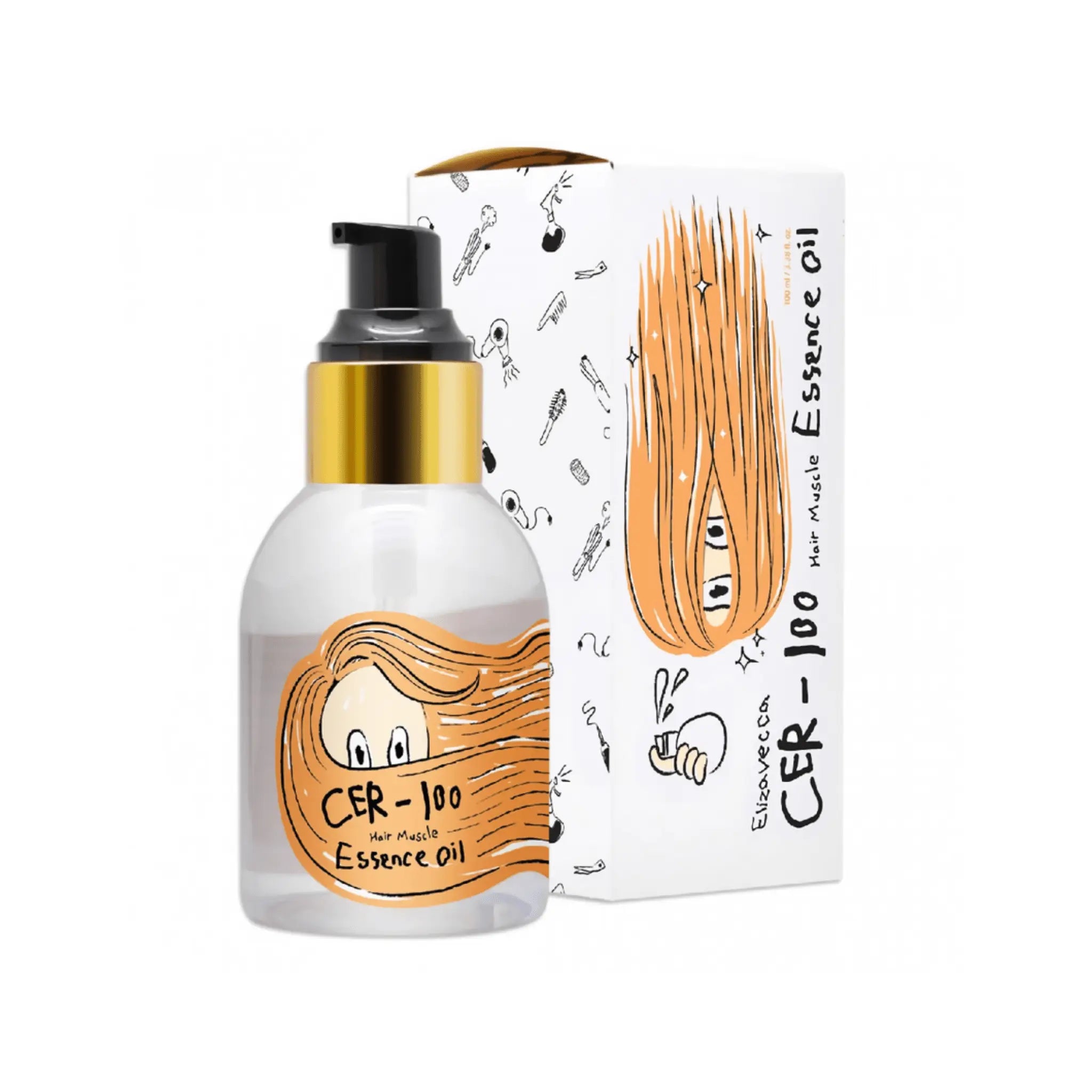 Elizavecca Cer - 100 Hair Muscle Essence Oil 100ml by Elizavecca – Hair Oil & Serum