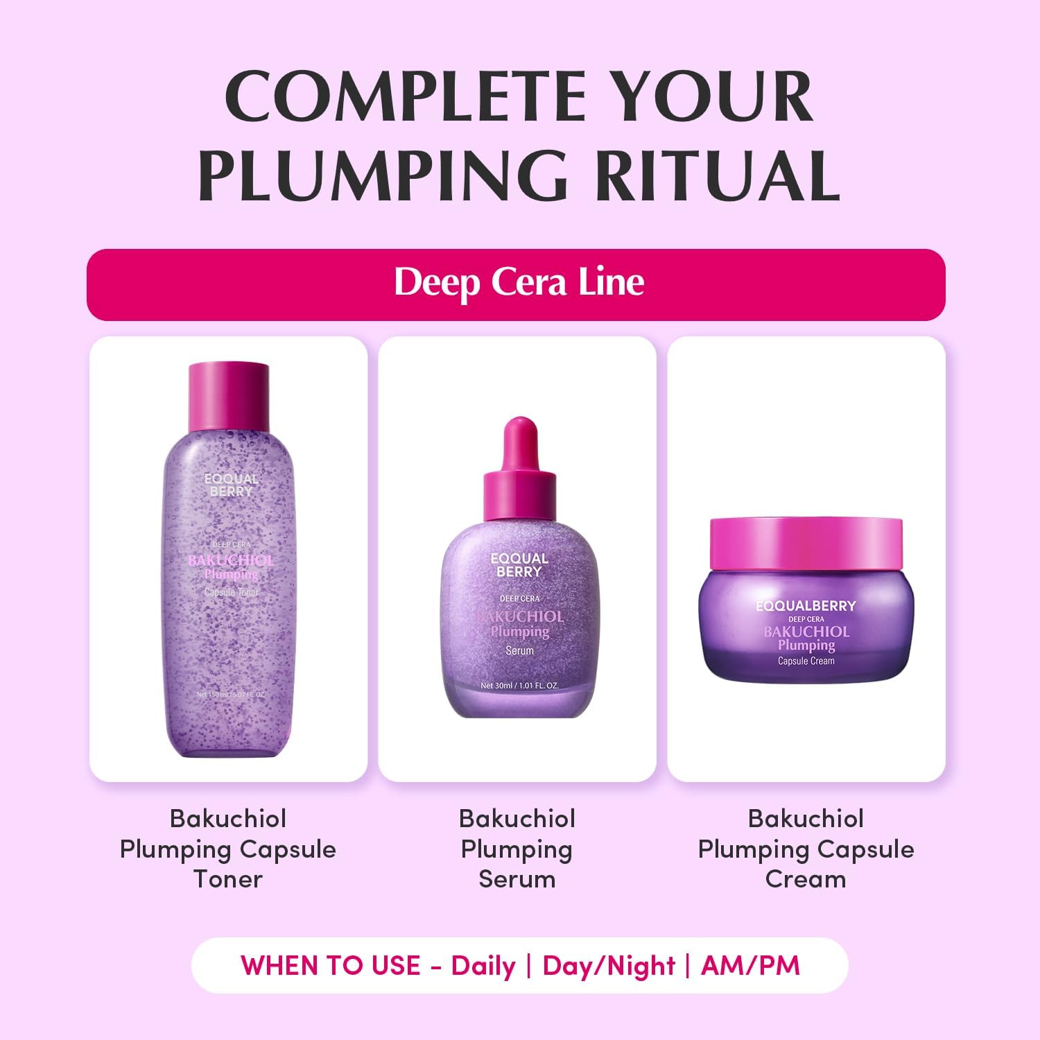 EQQUALBERRY Bakuchiol Plumping Capsule Toner 150ml by Eqqualberry – Toner & Essence