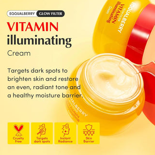 EQQUALBERRY Vitamin Illuminating Cream 50ml by Eqqualberry – Gel Moisturizer photo