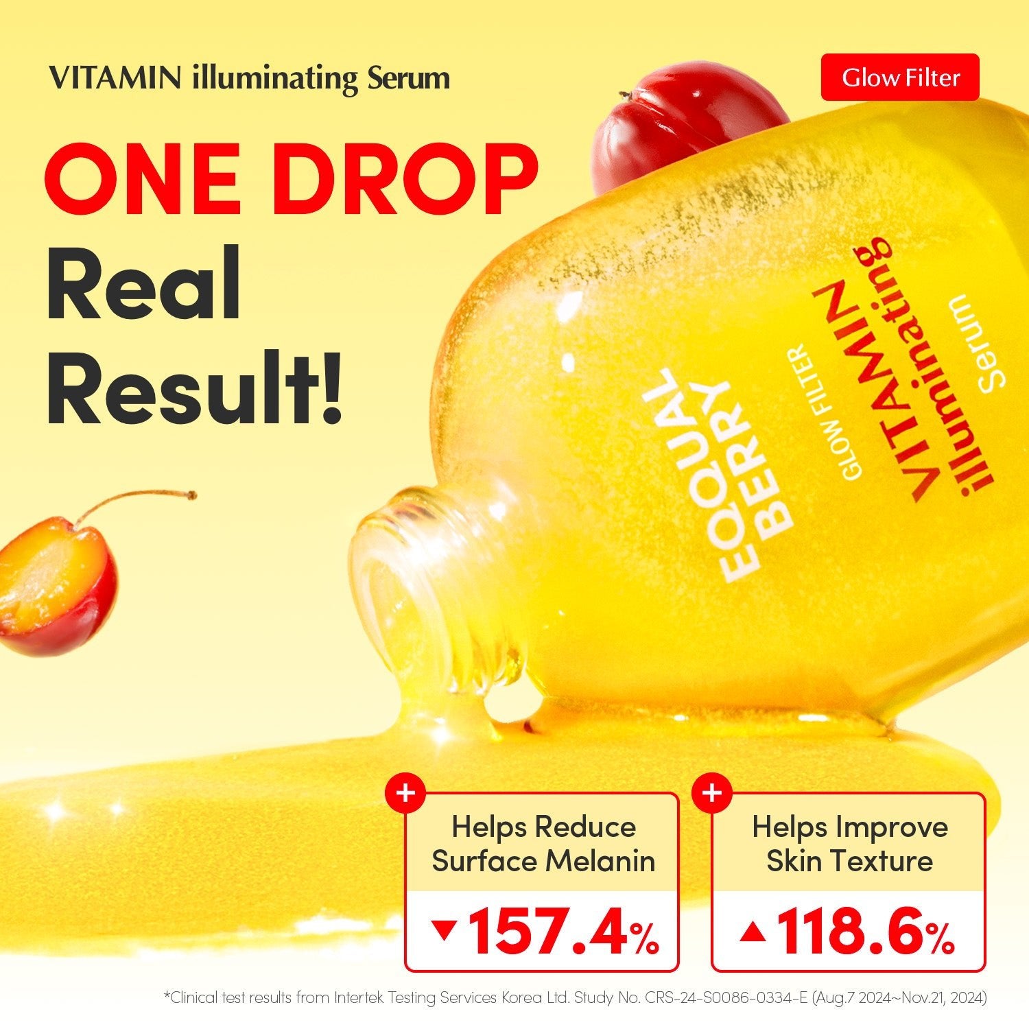 EQQUALBERRY Vitamin illuminating Serum 30ml by Eqqualberry – Serum & Ampoule
