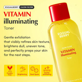 EQQUALBERRY Vitamin Illuminating Toner 150ml by Eqqualberry – Toner & Essence photo