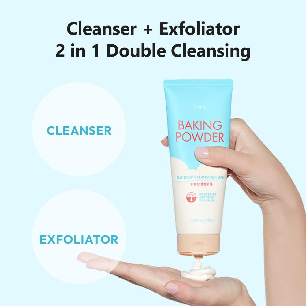 ETUDE HOUSE Baking Powder BB Deep Cleansing Foam 160ml by Etude House – Facial Cleanser