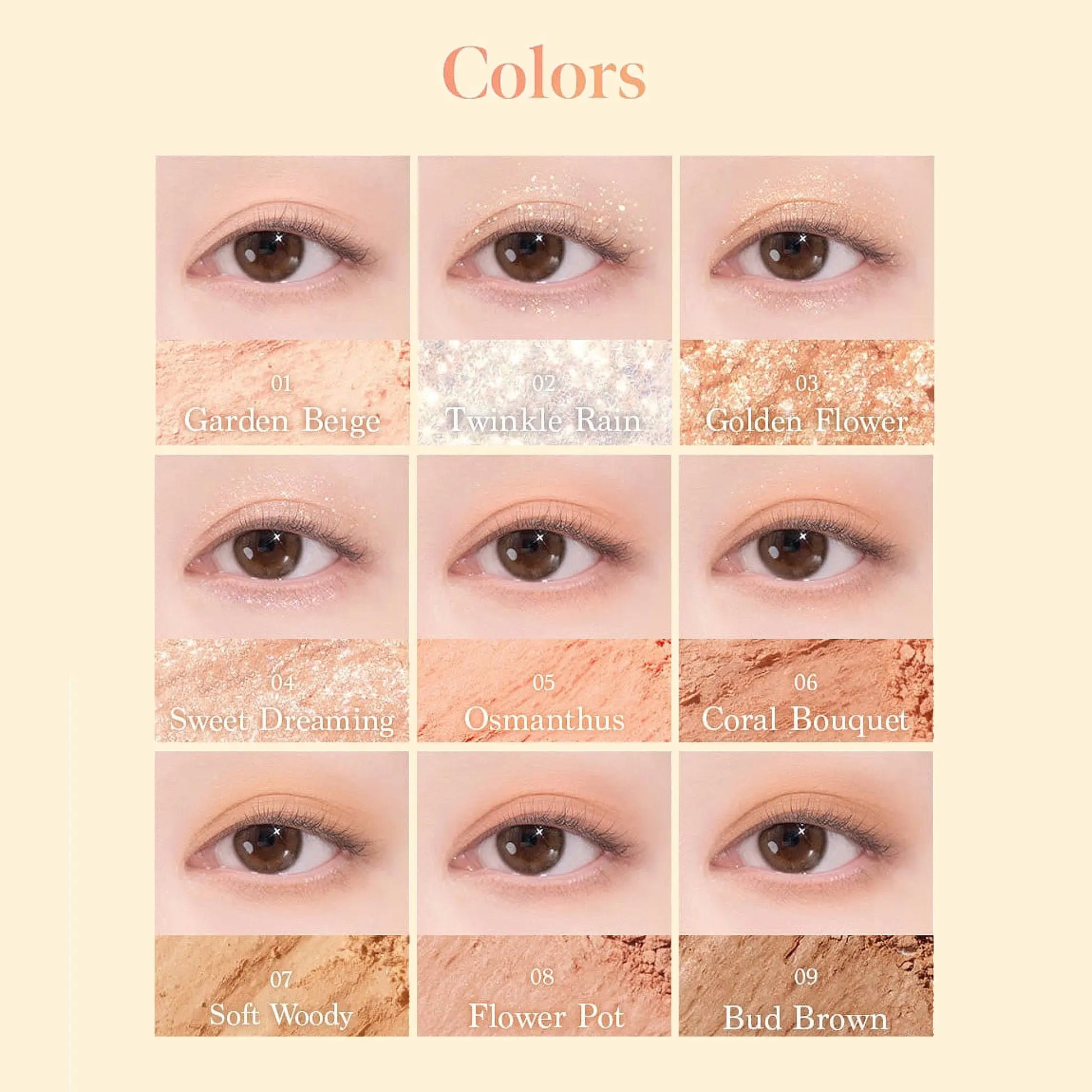 Dasique Eye Shadow Palette 26 Golden Flower by Dasique – Eye Shadow