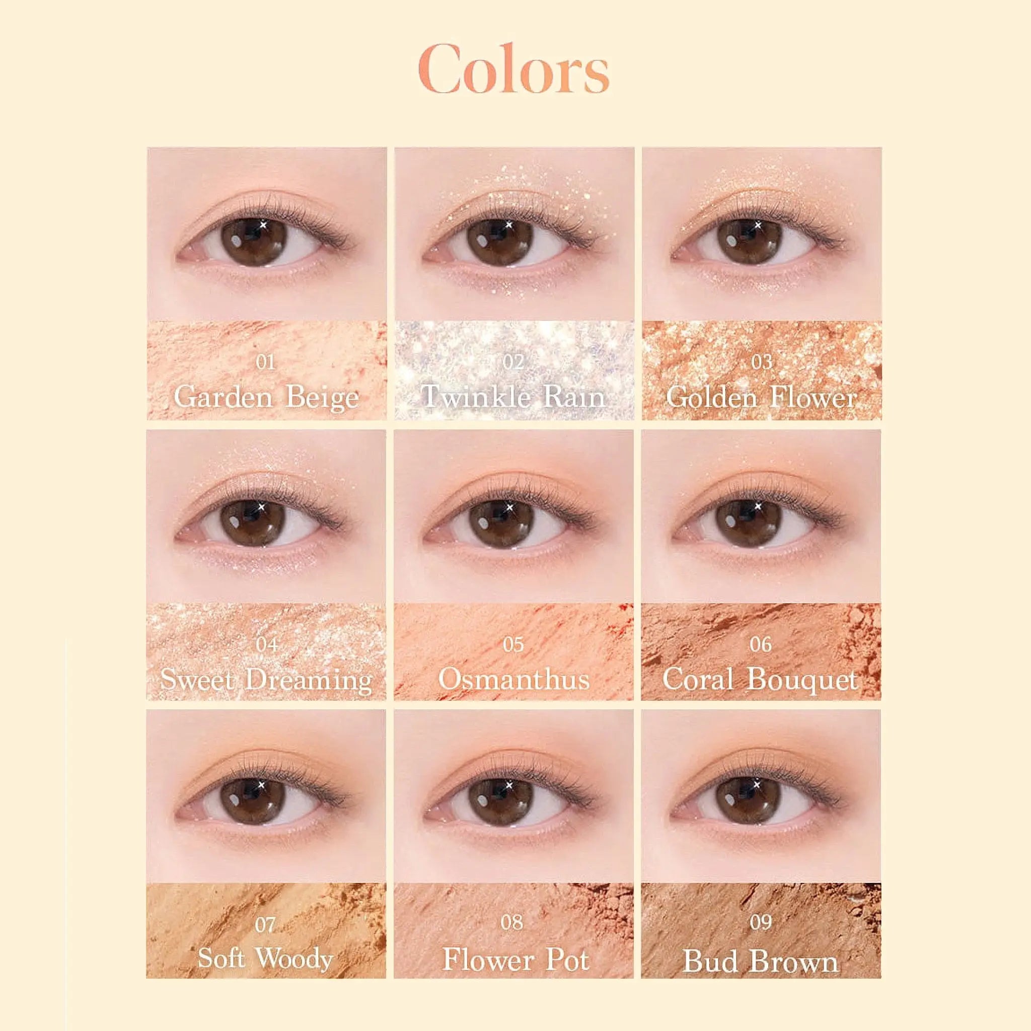 Dasique Eye Shadow Palette 26 Golden Flower by Dasique – Eye Shadow