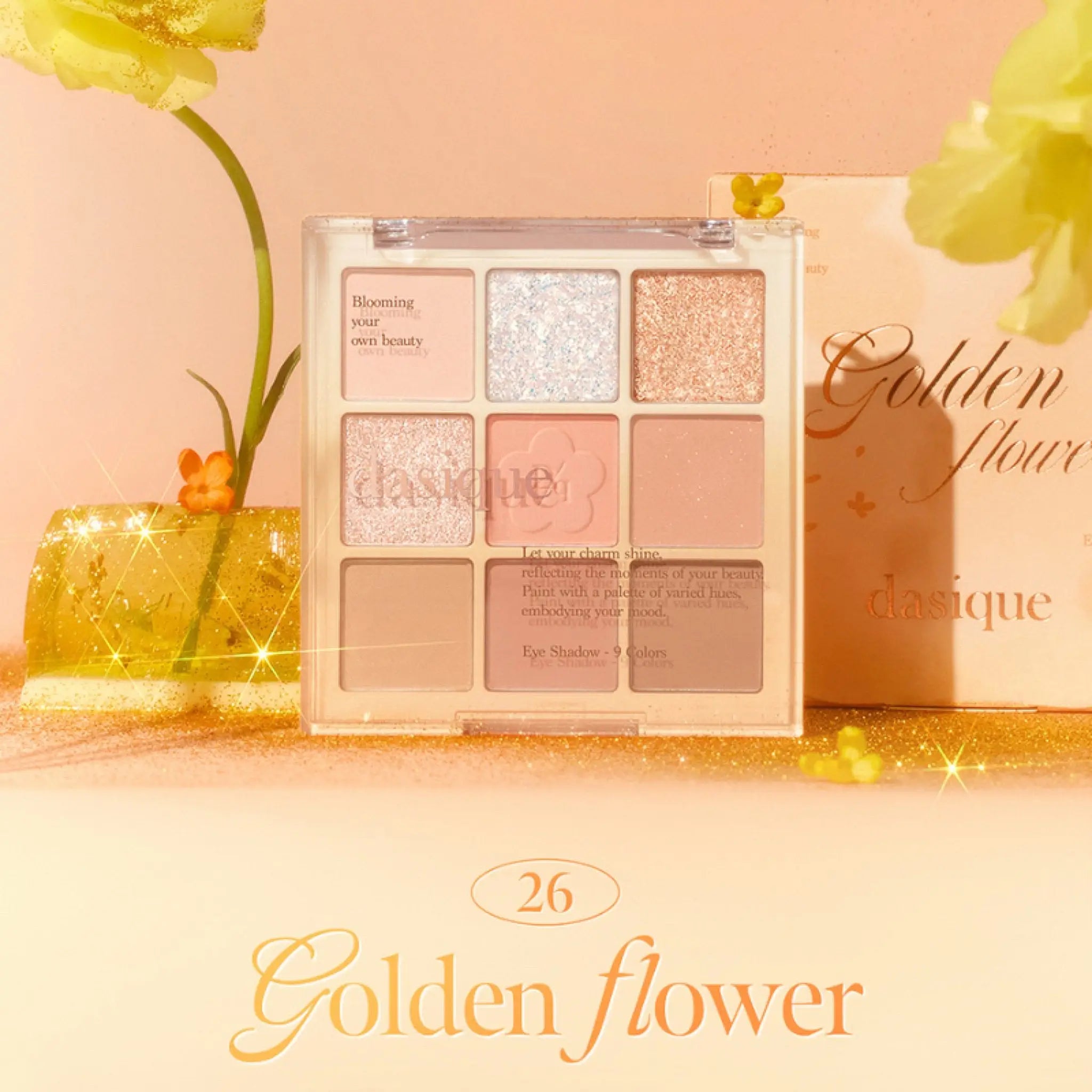 Dasique Eye Shadow Palette 26 Golden Flower by Dasique – Eye Shadow